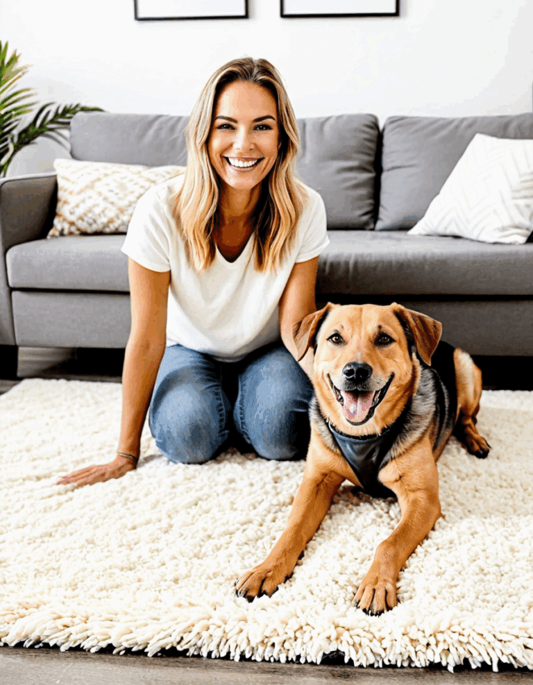 how to clean dog pee rug