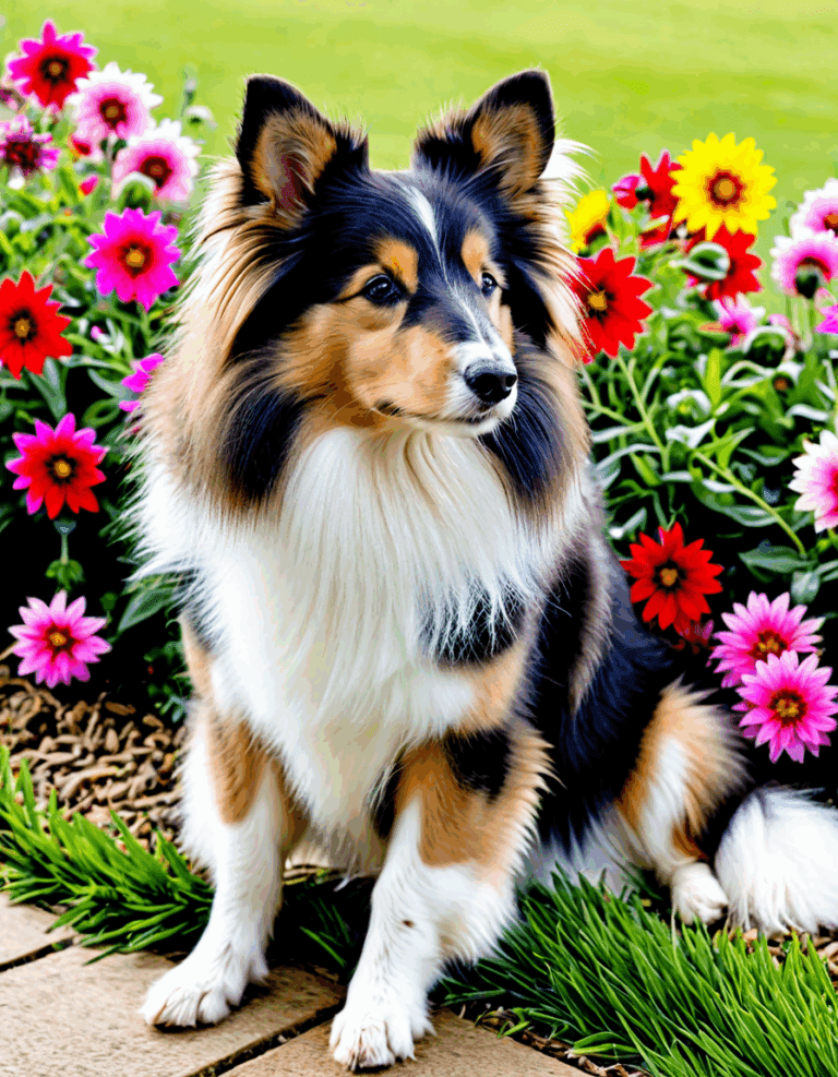 mini shetland collie