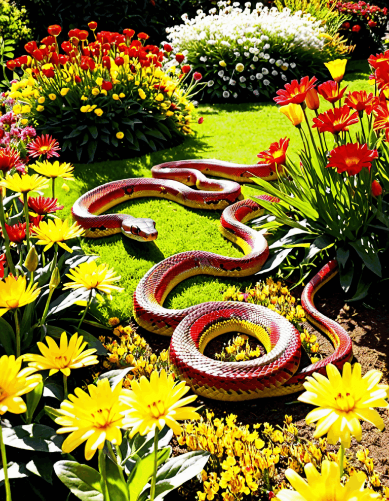 red yellow snake