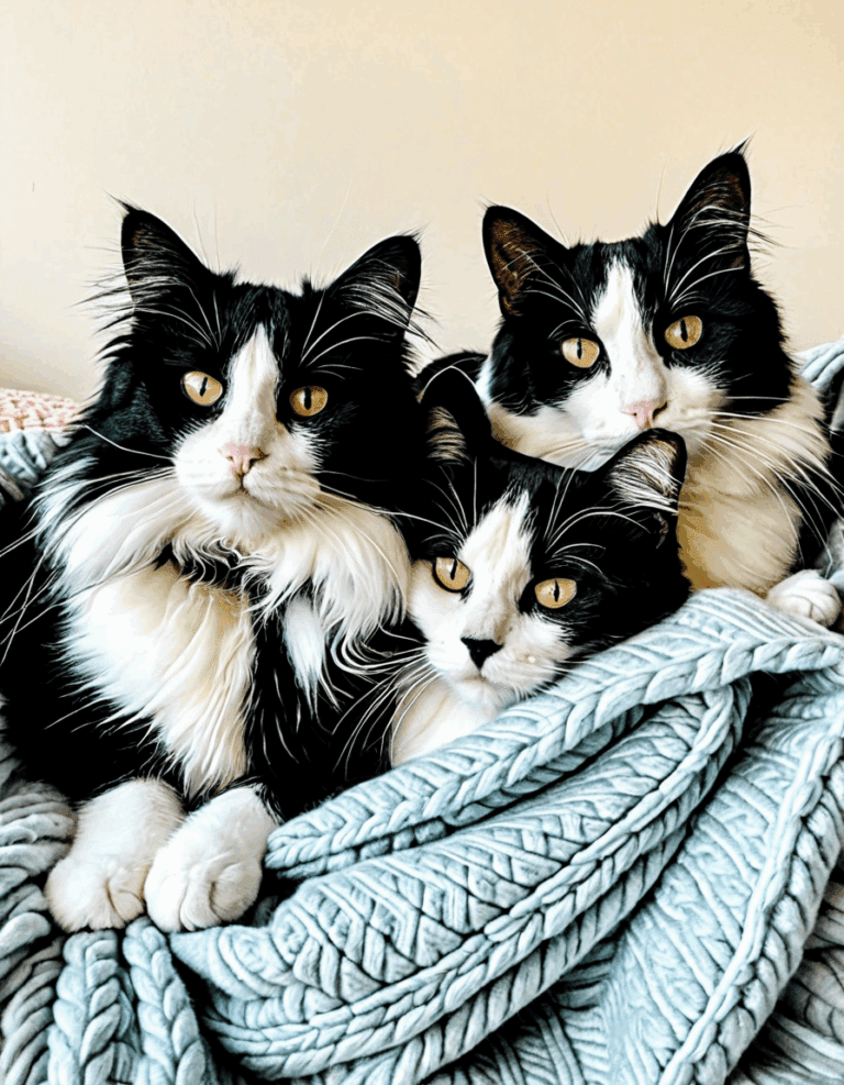 tuxedo ragamuffin cats