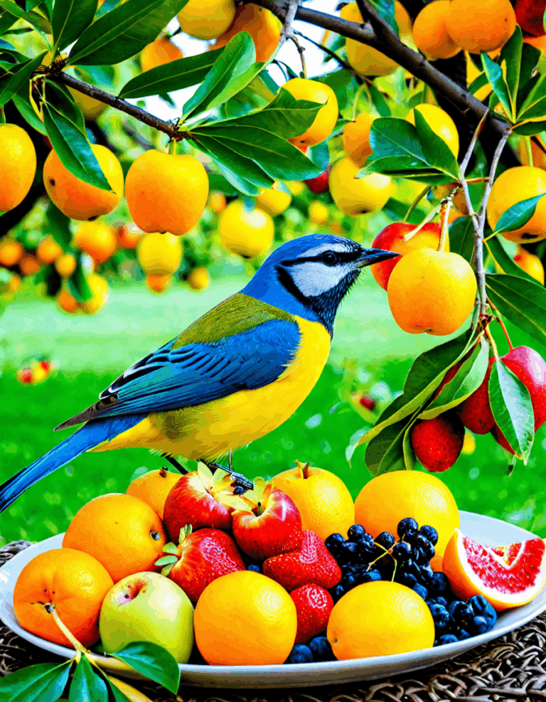 whats a bird that eats fruiy