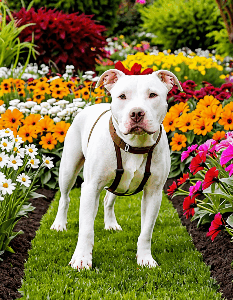 white and brown pitbull dog