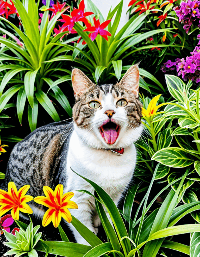 are cats tongue plants toxic to cats