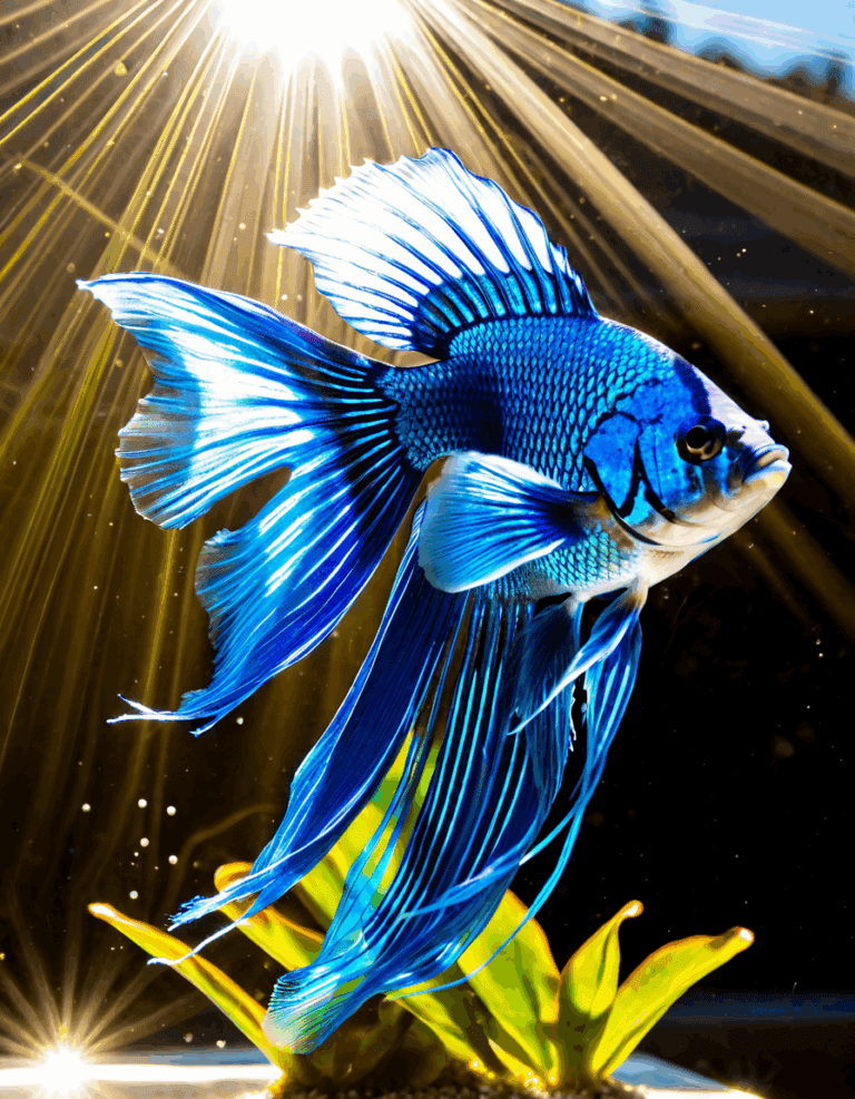 blue beta fish