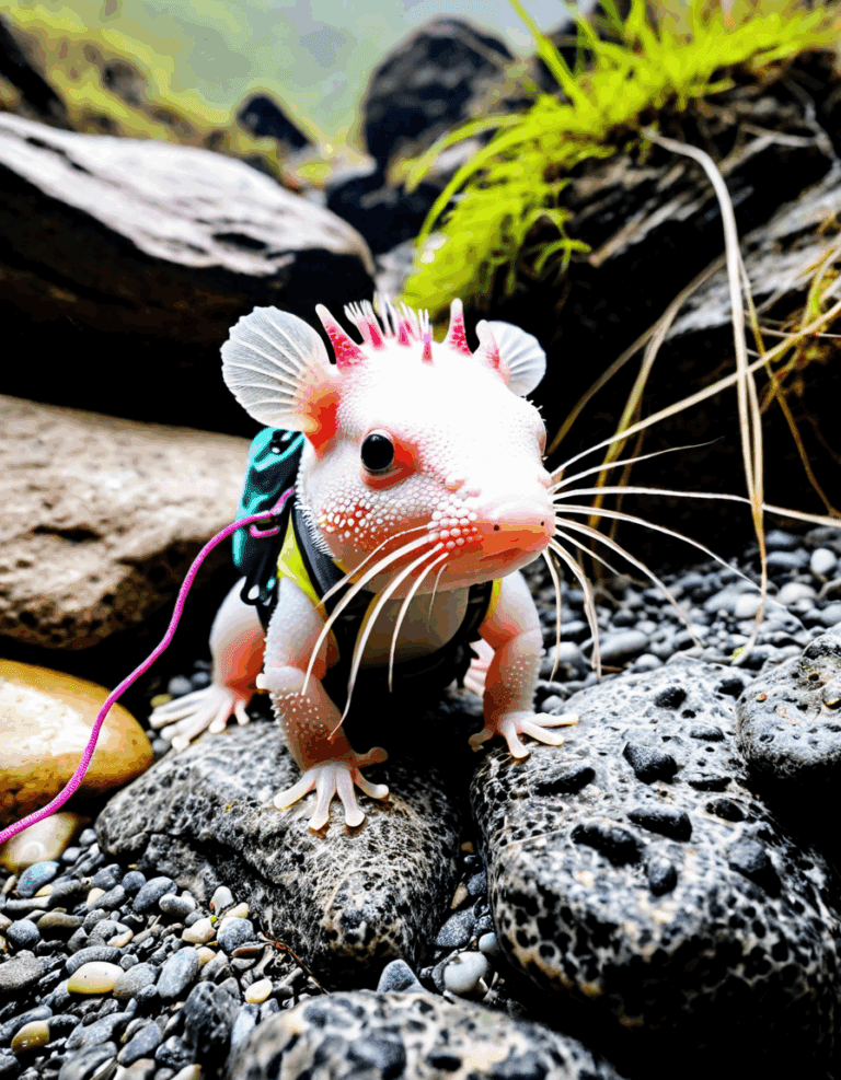can axolotls go on land