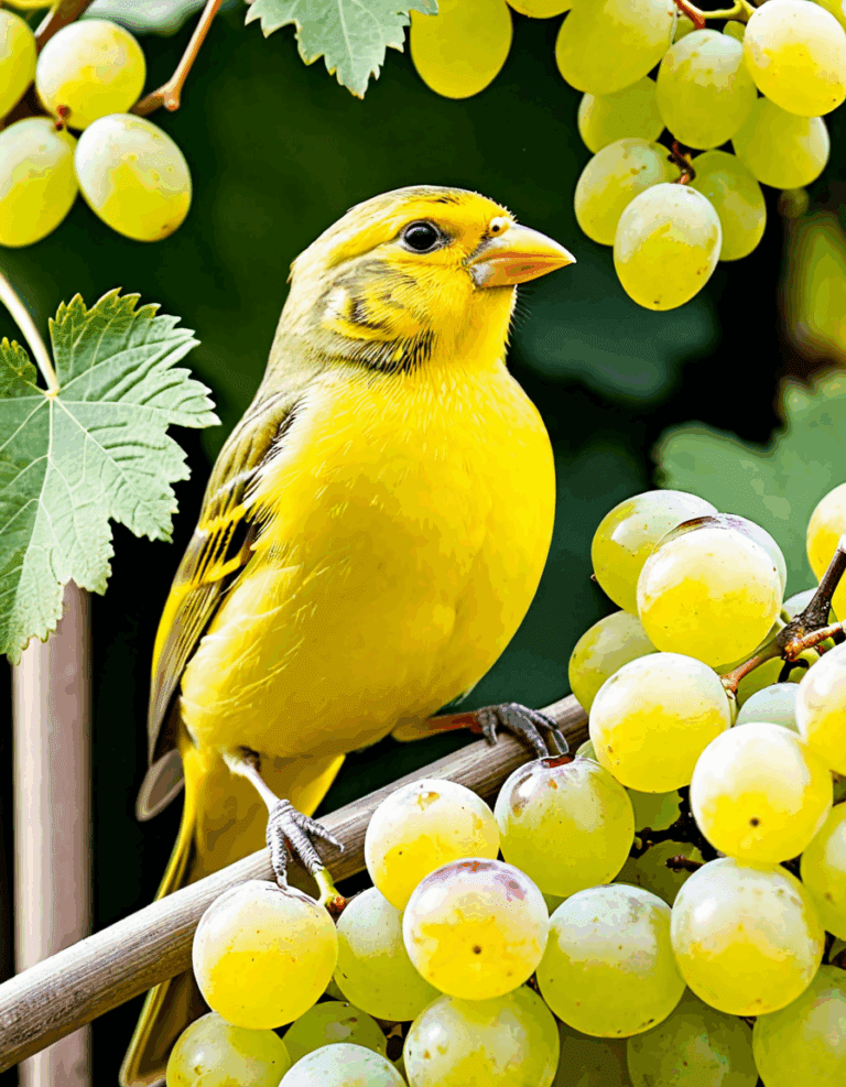 can birds eat grapes