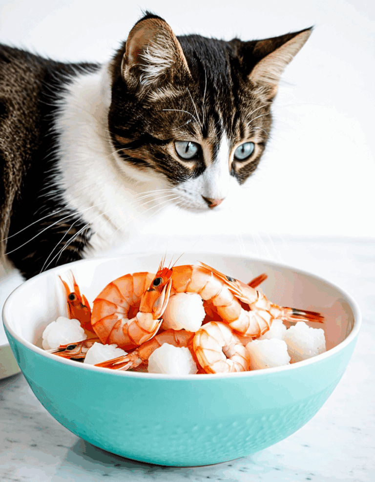 can cats eat raw shrimp