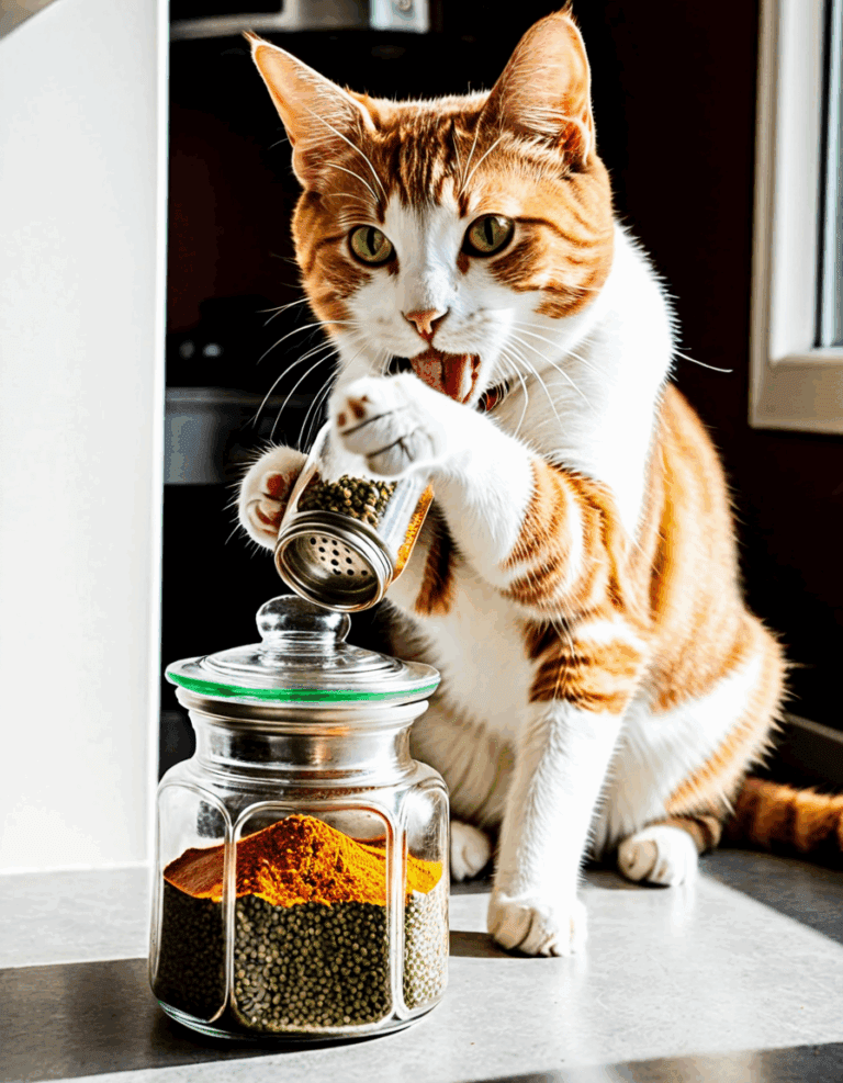 can cats taste spice