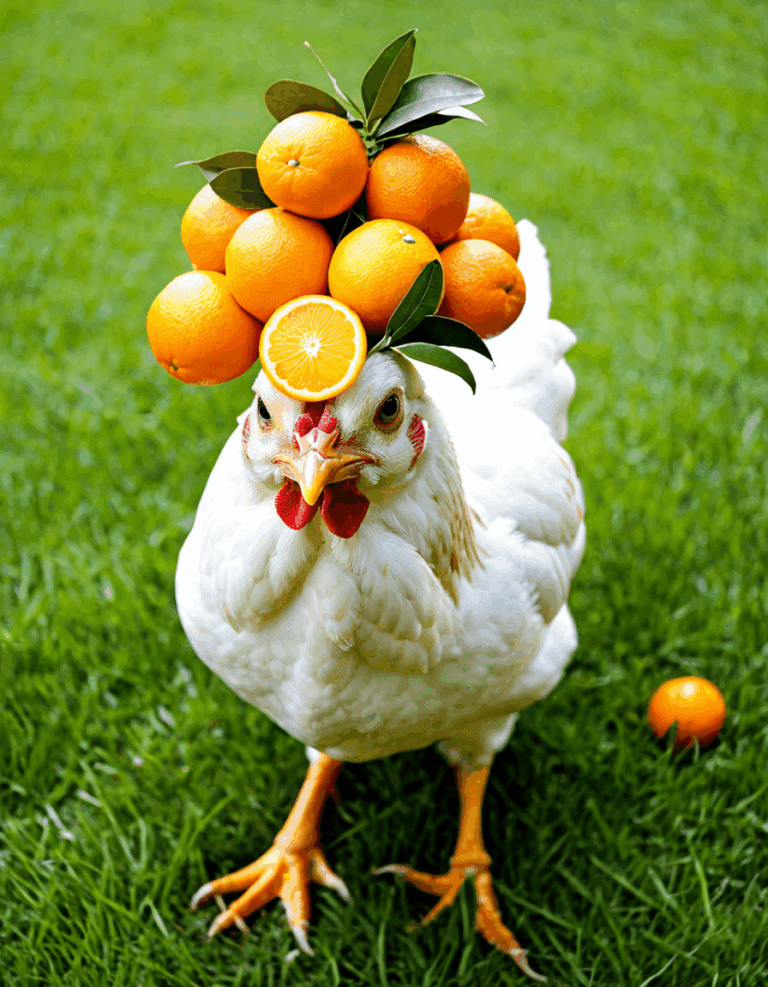 can chickens eat oranges