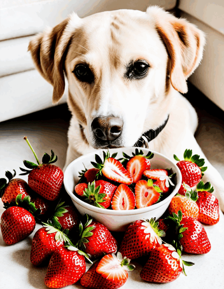 can dogs eat strawberry tops