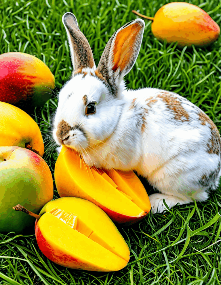 can rabbits eat mango