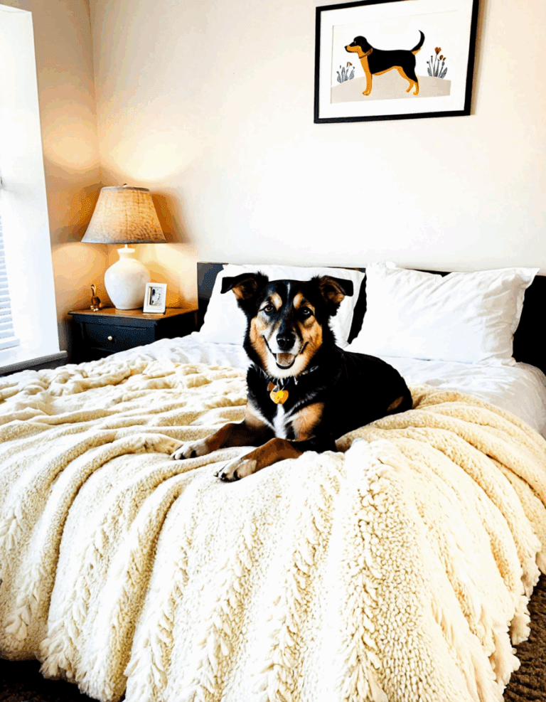 dog peed on my bed