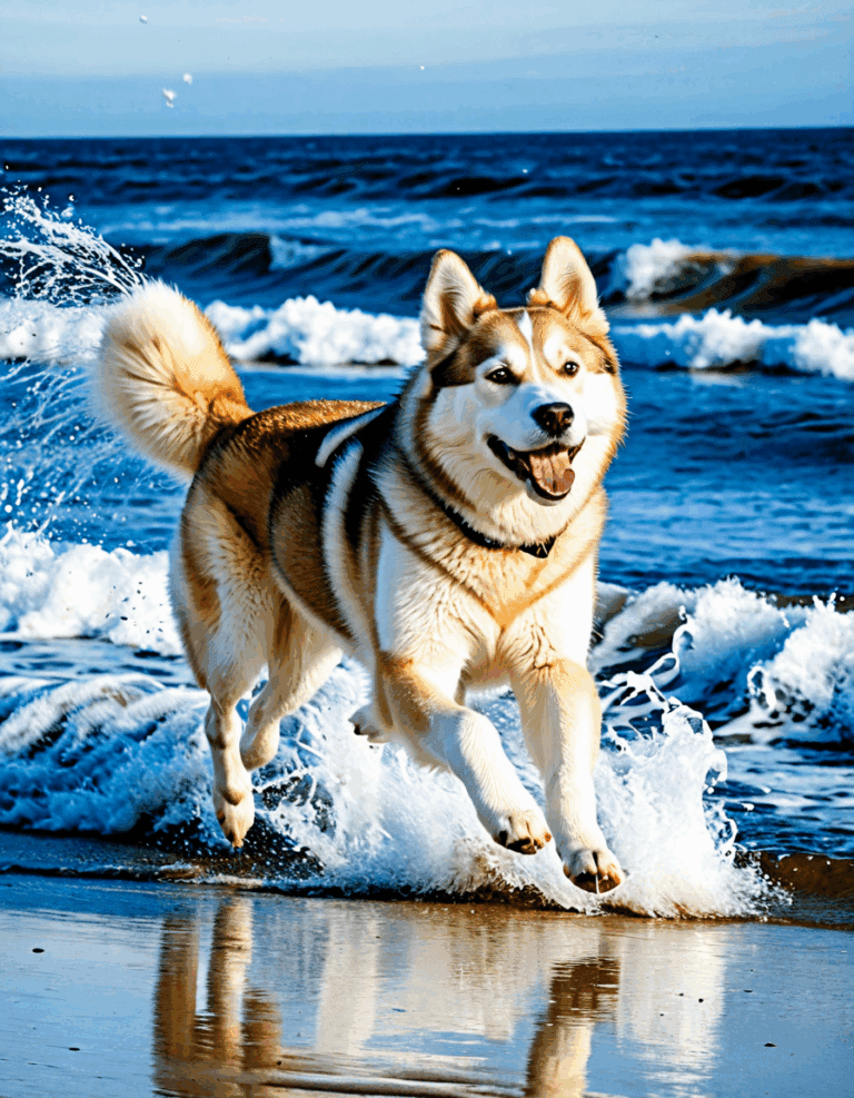 golden husky