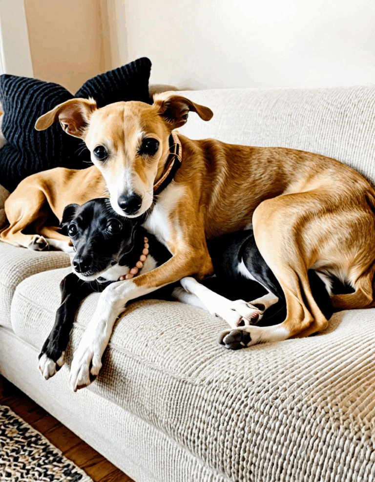 miniature greyhound mixed with chihuahua