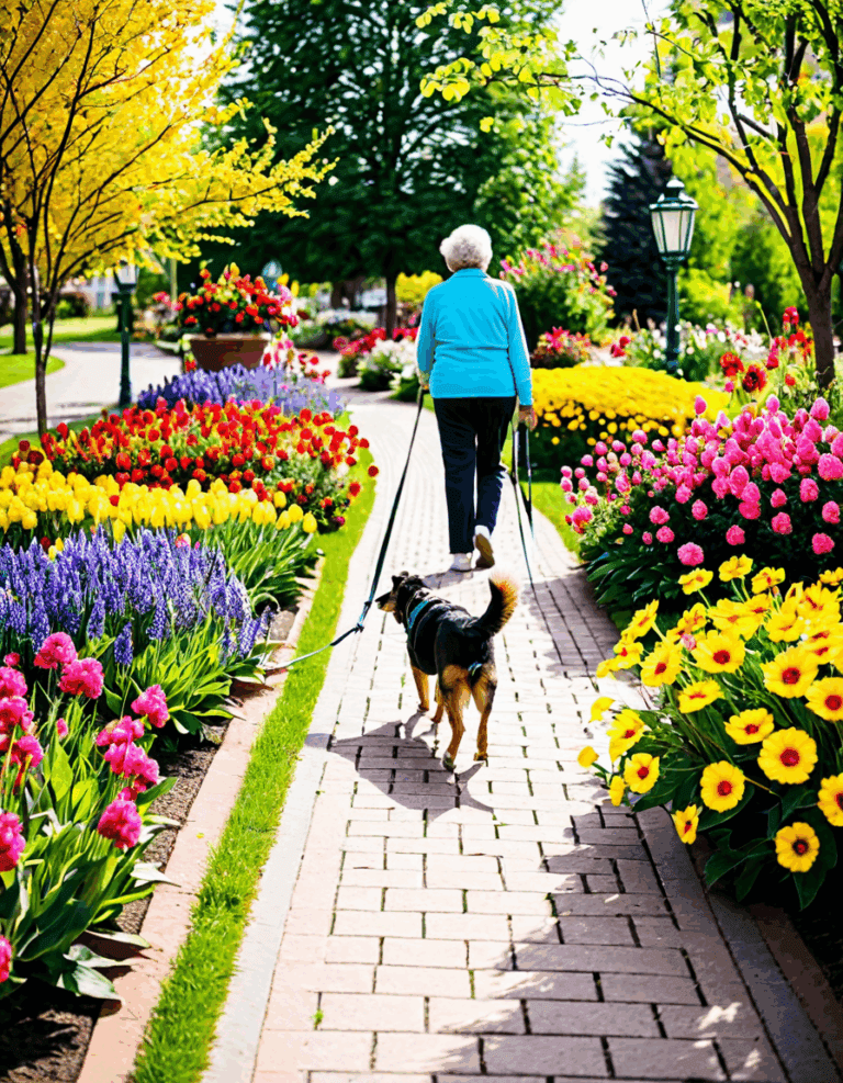 place for seniors to walk dog