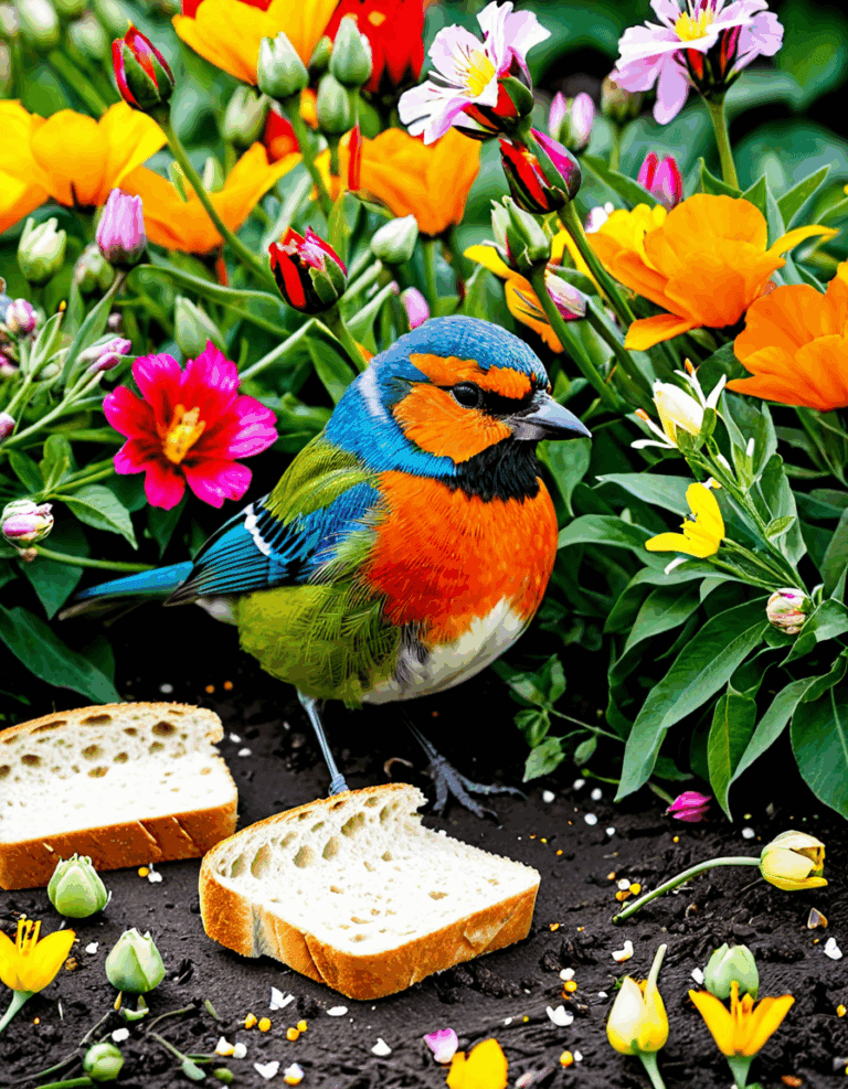 should birds eat bread