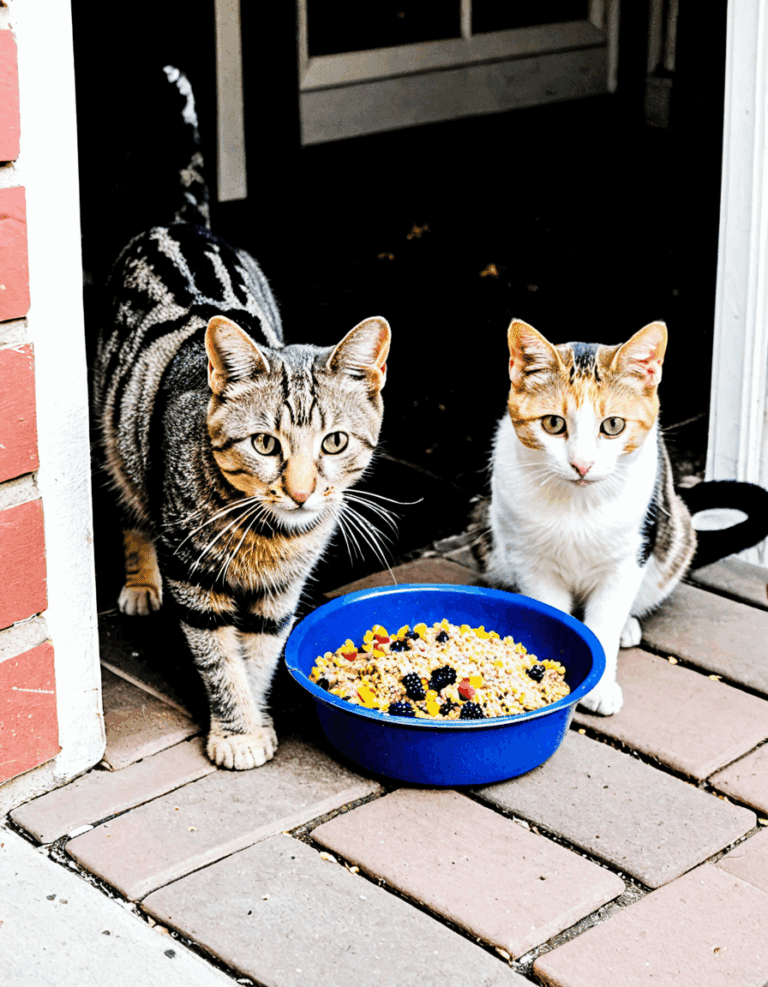what do stray cats eat