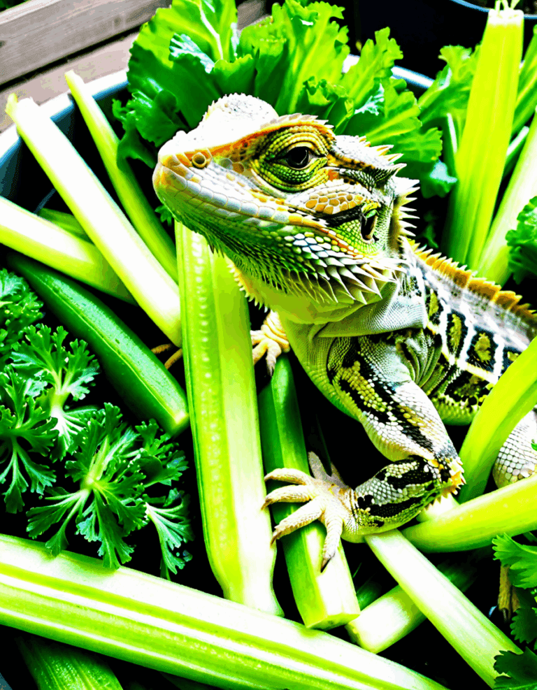 can bearded dragons eat celery