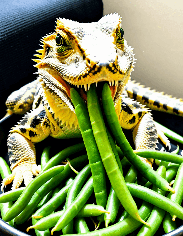 can bearded dragons eat green beans
