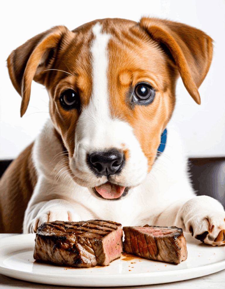 can dogs have steak