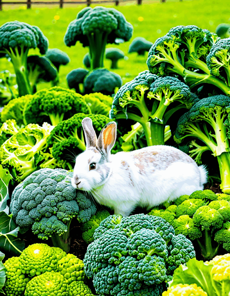 can rabbits eat raw broccoli