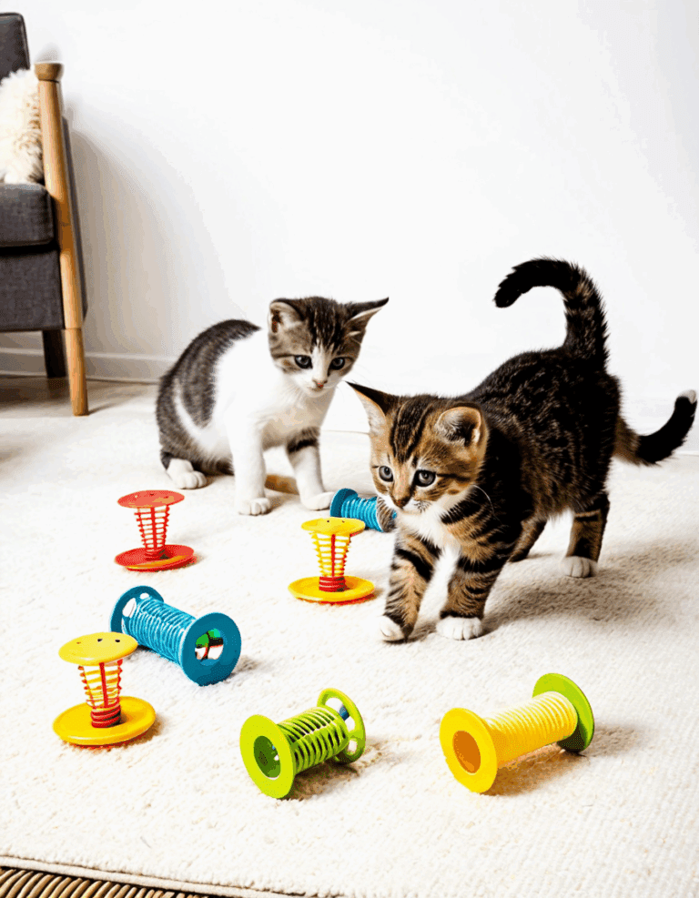 cat spring toys