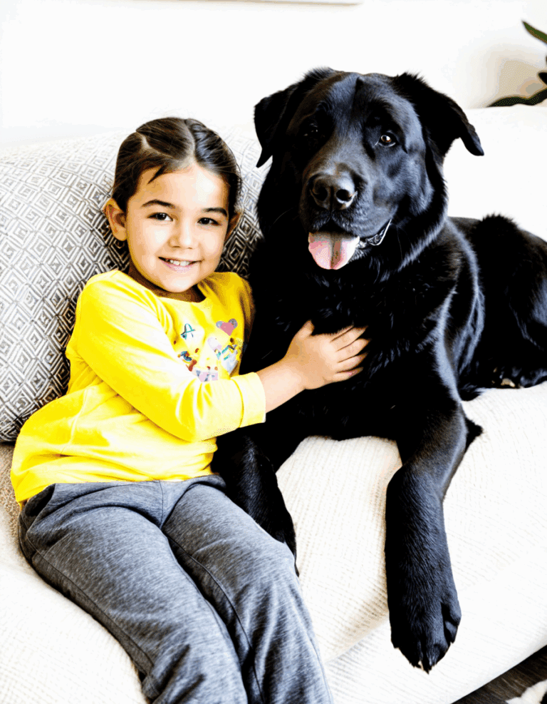 chow chow black lab mix