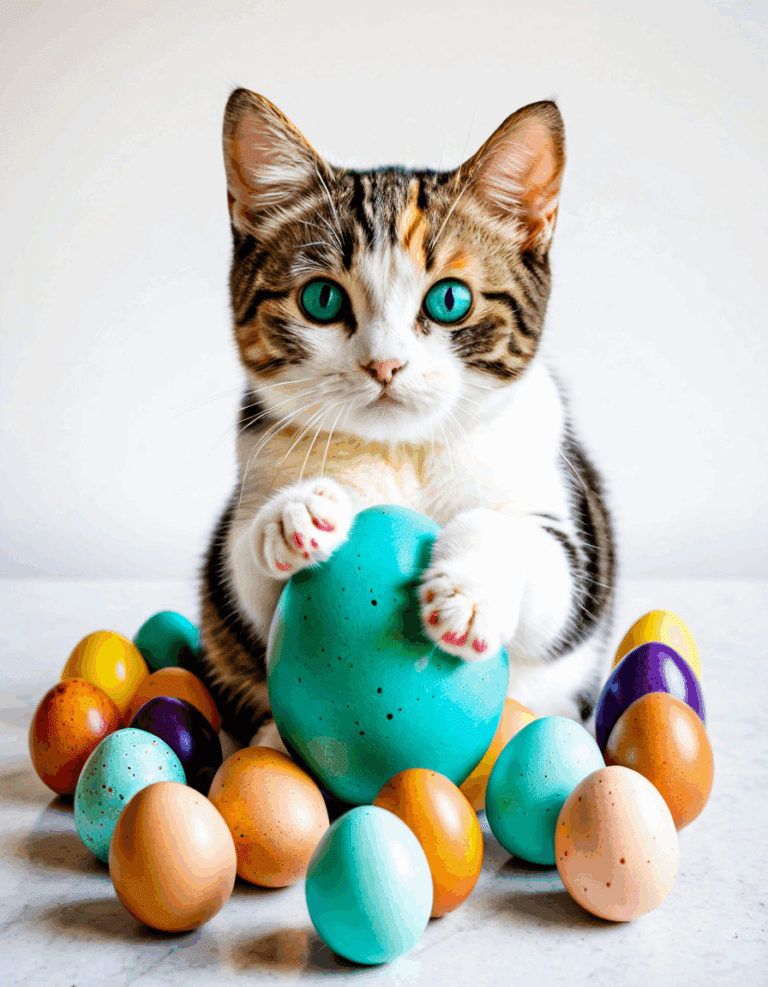egg cat