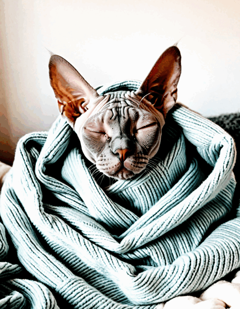 fat sphynx cat