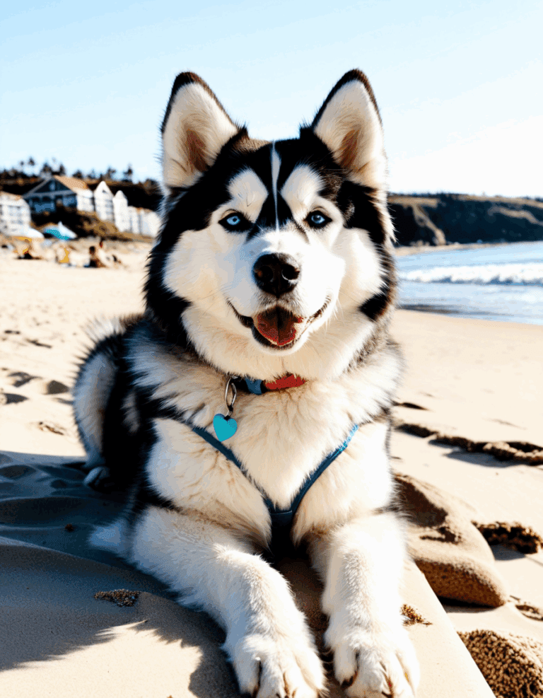 fluffy husky