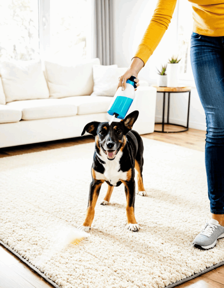 how to remove dog urine smell from carpet