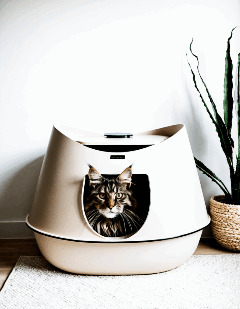 litter box for maine coon cat