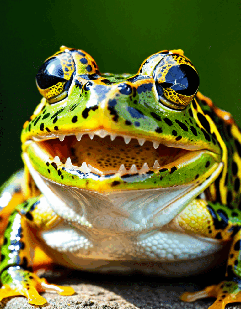 pacman frog teeth