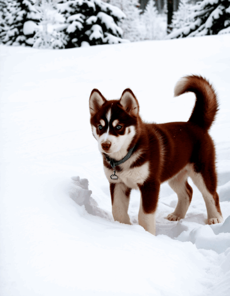 Red Siberian Husky Puppy Characteristics And Care Tips