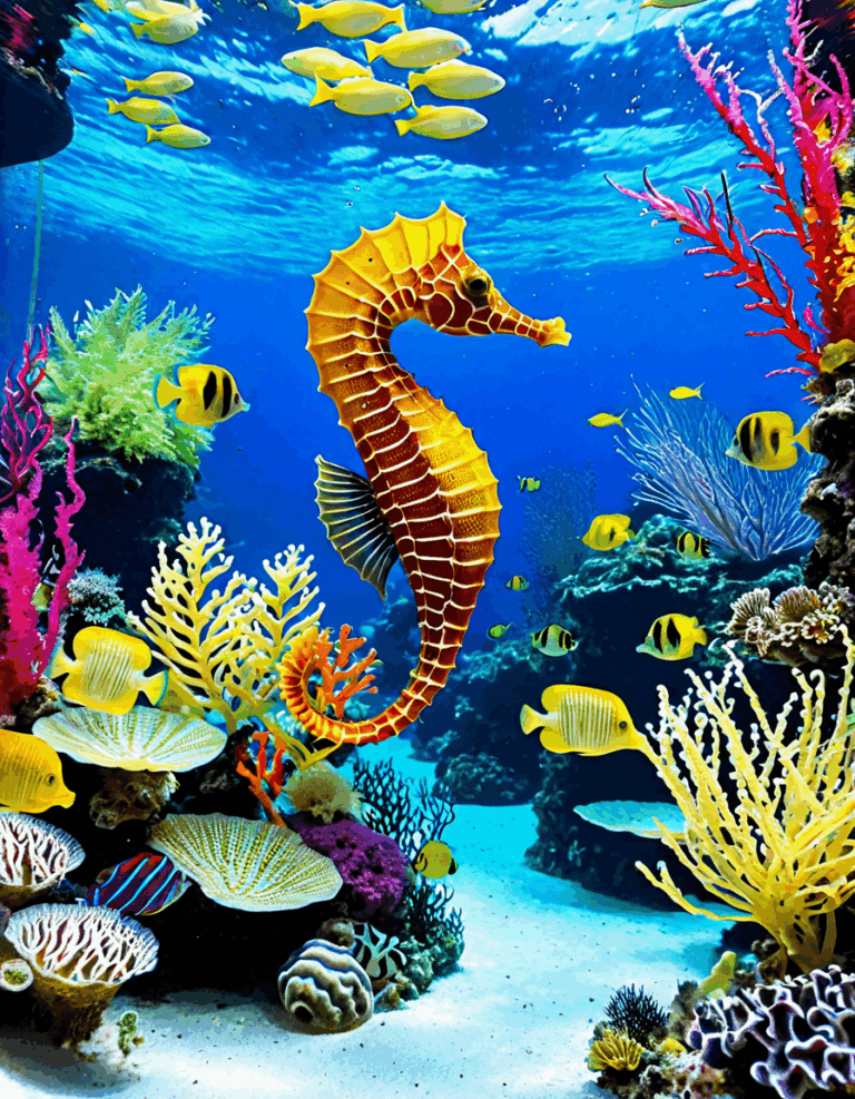 seahorse tank