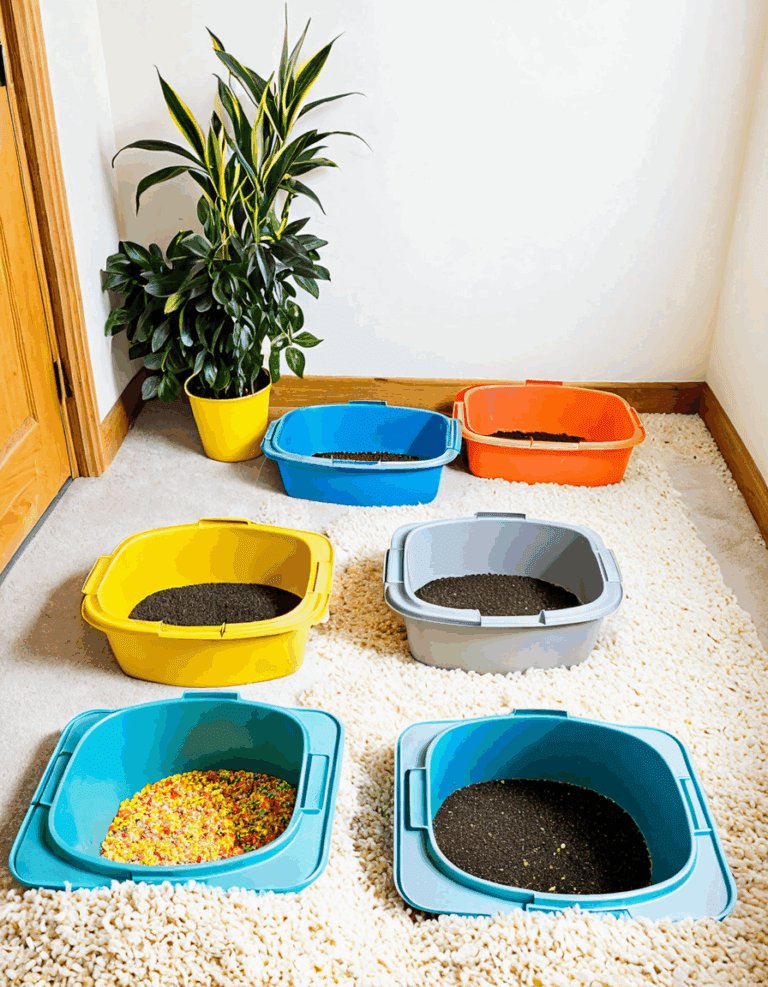 what ingredients cat pooping area