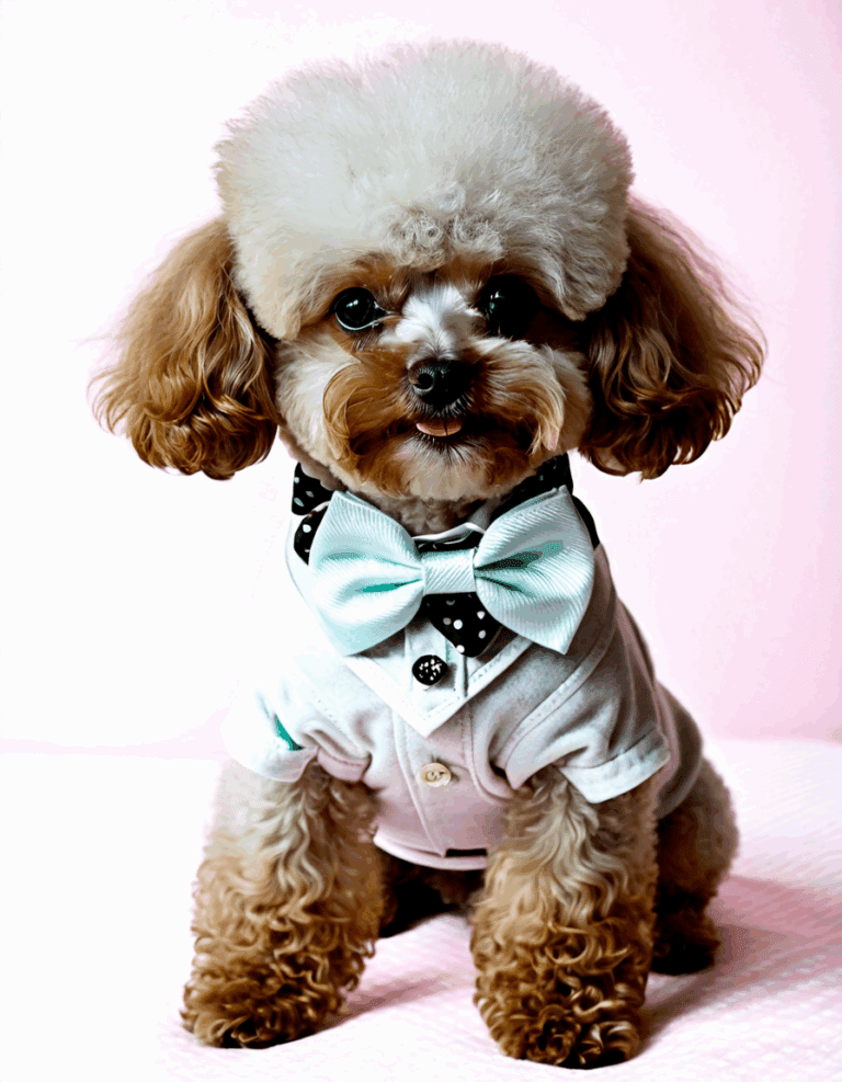 white teacup toy poodle