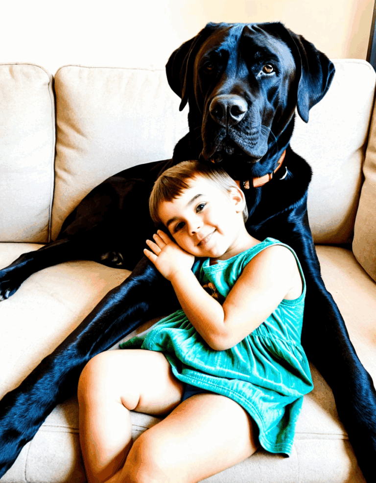 Black Lab English Mastiff Mix Is Your Next Gentle Giant