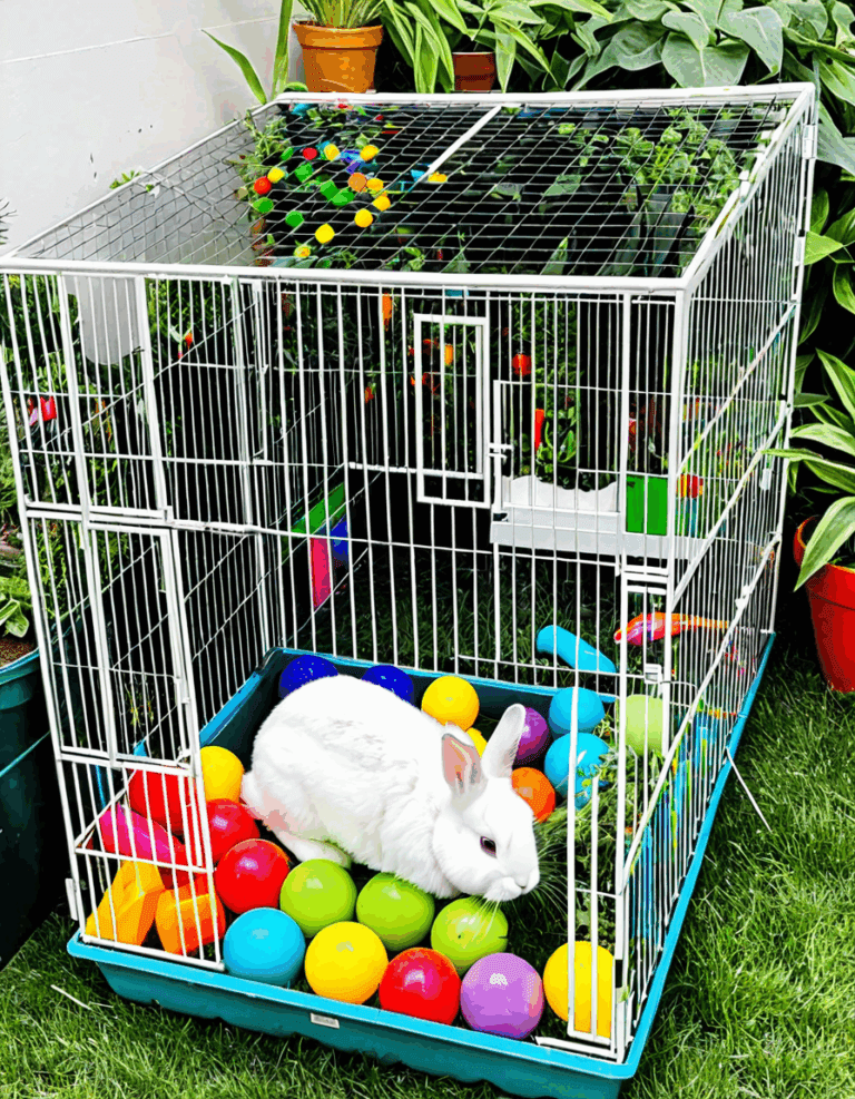 rabbit cage for large rabbits