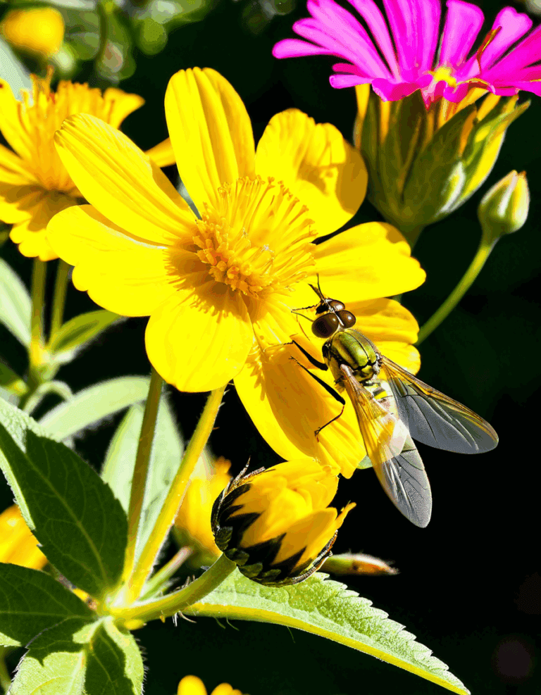 yellow biting flies