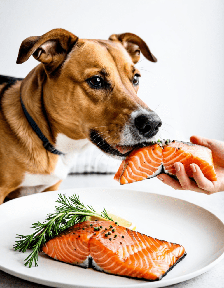 can a dog have a small piece of cooked salmon