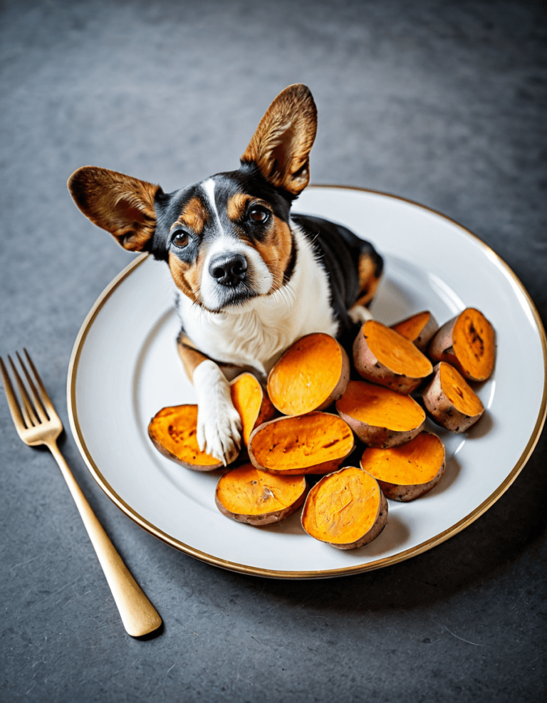 dogs and sweet potatoes
