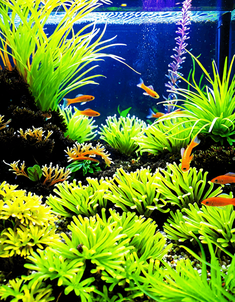 worms in fish aquarium