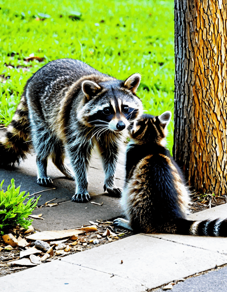 will raccoons kill cats