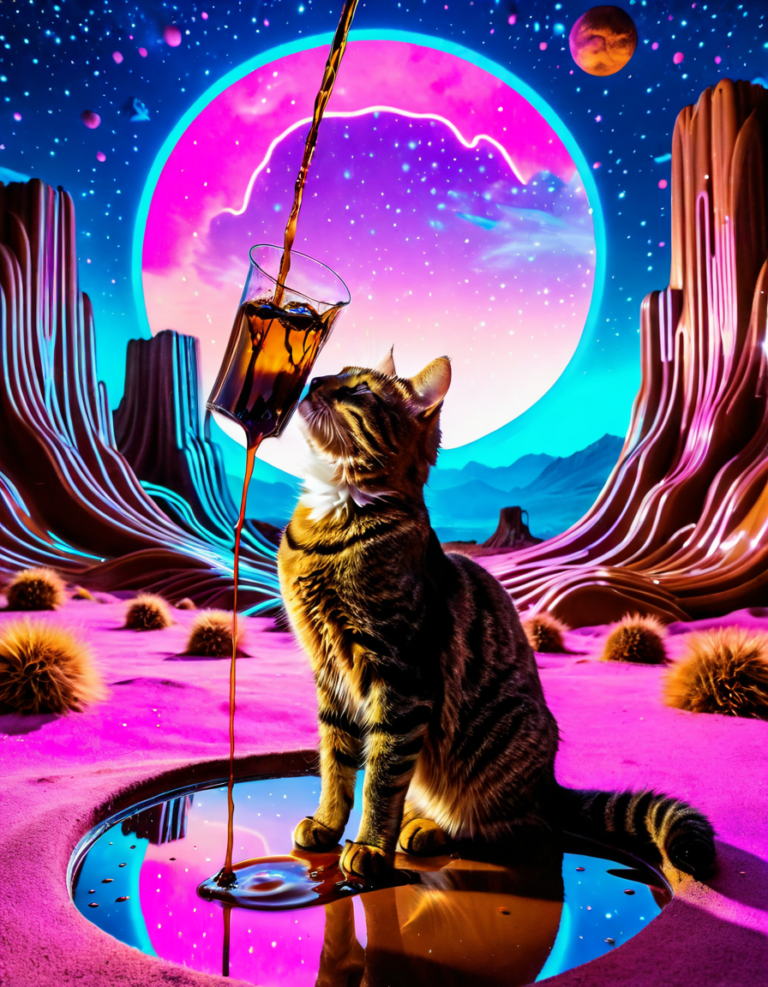 cat throwing up brown liquid